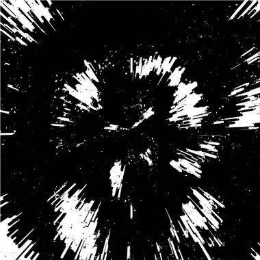 Grunge siyah ve beyaz dikişsiz desen. Tek renkli soyut doku. Çatlakların, sürtünmelerin, talaşların, lekelerin, mürekkep lekelerinin, çizgilerin arka planı. Koyu tasarım arka plan yüzeyi. Gri yazdırma öğesi