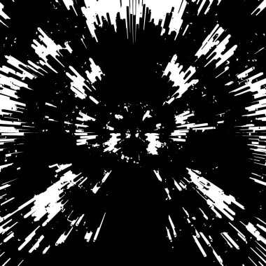 Grunge siyah ve beyaz dikişsiz desen. Tek renkli soyut doku. Çatlakların, sürtünmelerin, talaşların, lekelerin, mürekkep lekelerinin, çizgilerin arka planı. Koyu tasarım arka plan yüzeyi. Gri yazdırma öğesi