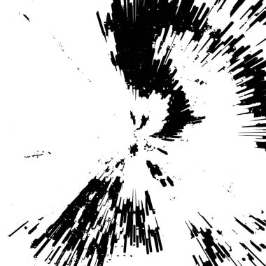 Grunge siyah ve beyaz dikişsiz desen. Tek renkli soyut doku. Çatlakların, sürtünmelerin, talaşların, lekelerin, mürekkep lekelerinin, çizgilerin arka planı. Koyu tasarım arka plan yüzeyi. Gri yazdırma öğesi