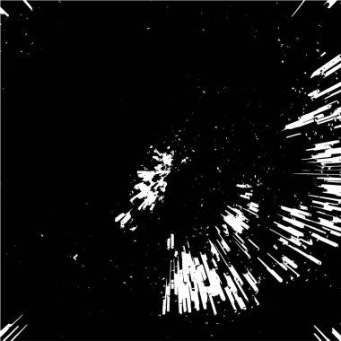 Grunge siyah ve beyaz dikişsiz desen. Tek renkli soyut doku. Çatlakların, sürtünmelerin, talaşların, lekelerin, mürekkep lekelerinin, çizgilerin arka planı. Koyu tasarım arka plan yüzeyi. Gri yazdırma öğesi