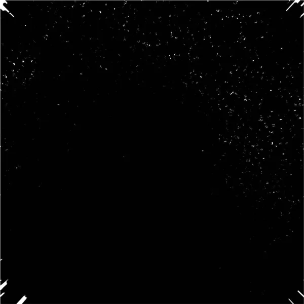 Abstrakter Schwarz Weißer Grunge Monochromer Hintergrund — Stockvektor