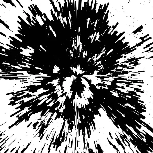 Abstracte Zwart Wit Monochrome Textuur Grunge Achtergrond — Stockvector