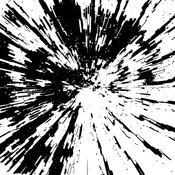 Abstracte Zwart Wit Monochrome Textuur Grunge Achtergrond — Stockvector