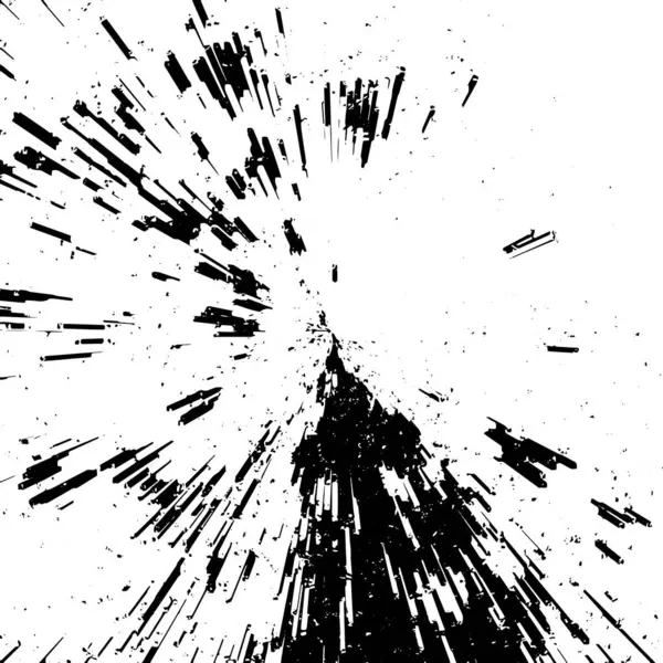 Textura Monocromática Abstrata Preto Branco Fundo Grunge — Vetor de Stock