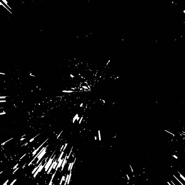Zwart Wit Grunge Stress Overlay Textuur Abstract Oppervlaktestof Ruwe Vuile — Stockvector