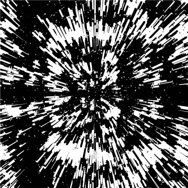 Fondo Abstracto Blanco Negro Explosión Ilustración Vectorial — Vector de stock