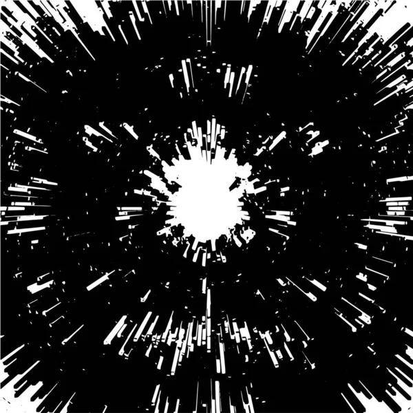 Grunge Svart Och Vitt Sömlösa Mönster Monokrom Abstrakt Textur Bakgrund — Stock vektor
