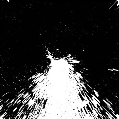 Grunge siyah ve beyaz dikişsiz desen. Tek renkli soyut doku. Çatlakların, sürtünmelerin, talaşların, lekelerin, mürekkep lekelerinin, çizgilerin arka planı. Koyu tasarım arka plan yüzeyi. Gri yazdırma öğesi