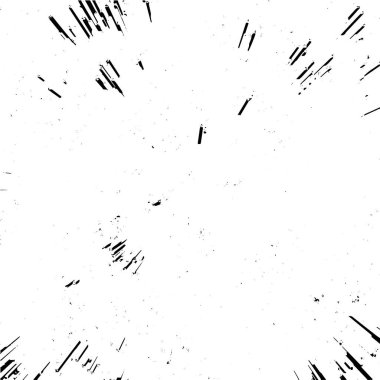 Grunge siyah ve beyaz dikişsiz desen. Tek renkli soyut doku. Çatlakların, sürtünmelerin, talaşların, lekelerin, mürekkep lekelerinin, çizgilerin arka planı. Koyu tasarım arka plan yüzeyi. Gri yazdırma öğesi