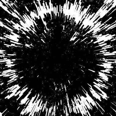 Siyah ve beyaz grunge desen arkaplanı soyut monokrom resimlemesi. . 