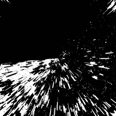 Siyah ve beyaz grunge desen arkaplanı soyut monokrom resimlemesi. . 