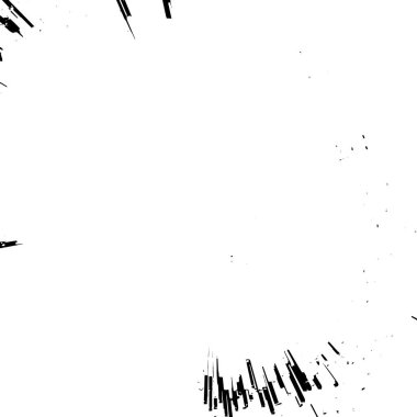 Siyah ve beyaz grunge desen arkaplanı soyut monokrom resimlemesi. . 