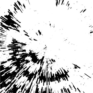 Siyah ve beyaz grunge desen arkaplanı soyut monokrom resimlemesi. . 