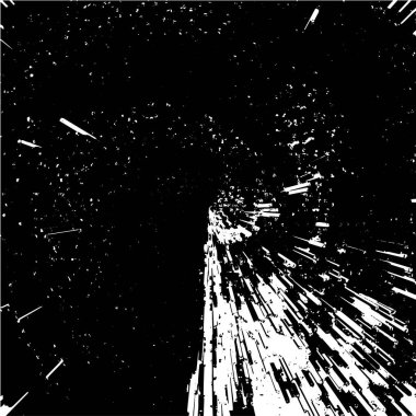 Siyah ve beyaz grunge desen arkaplanı soyut monokrom resimlemesi. . 