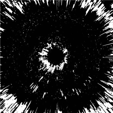 Grunge siyah beyaz desen. Monokrom soyut dokusu. Çatlakların, sürtünmelerin, çiplerin, lekelerin, mürekkep lekelerinin, çizgilerin geçmişi. Koyu tasarım arka plan yüzeyi