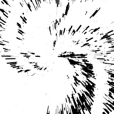 Grunge siyah beyaz desen. Monokrom soyut dokusu. Çatlakların, sürtünmelerin, çiplerin, lekelerin, mürekkep lekelerinin, çizgilerin geçmişi. Koyu tasarım arka plan yüzeyi