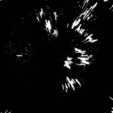 Grunge siyah beyaz desen. Monokrom soyut dokusu. Çatlakların, sürtünmelerin, çiplerin, lekelerin, mürekkep lekelerinin, çizgilerin geçmişi. Koyu tasarım arka plan yüzeyi