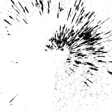 Grunge siyah beyaz desen. Monokrom soyut dokusu. Çatlakların, sürtünmelerin, çiplerin, lekelerin, mürekkep lekelerinin, çizgilerin geçmişi. Koyu tasarım arka plan yüzeyi