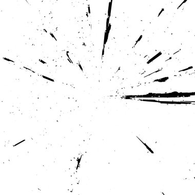 Grunge siyah beyaz desen. Monokrom soyut dokusu. Çatlakların, sürtünmelerin, çiplerin, lekelerin, mürekkep lekelerinin, çizgilerin geçmişi. Koyu tasarım arka plan yüzeyi