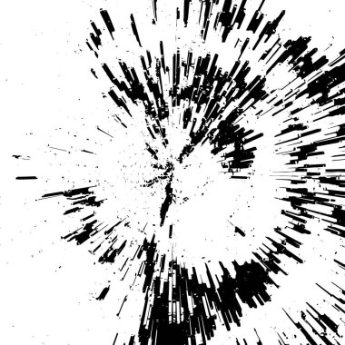 Grunge siyah beyaz desen. Monokrom soyut dokusu. Çatlakların, sürtünmelerin, çiplerin, lekelerin, mürekkep lekelerinin, çizgilerin geçmişi. Koyu tasarım arka plan yüzeyi