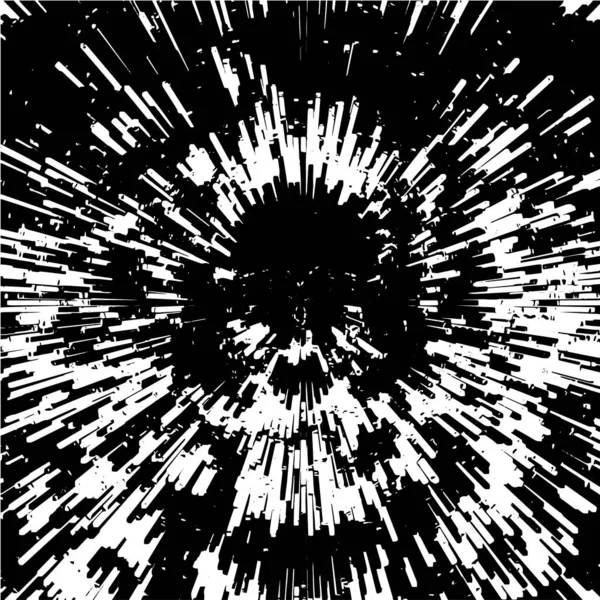 Siyah Beyaz Grunge Desen Arkaplanı Soyut Monokrom Resimlemesi — Stok Vektör