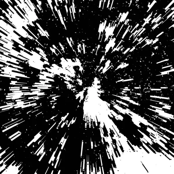 Preto Branco Grunge Textura Fundo Abstrato Monocromático Ilustração — Vetor de Stock