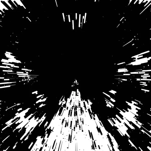 Siyah Beyaz Grunge Desen Arkaplanı Soyut Monokrom Resimlemesi — Stok Vektör