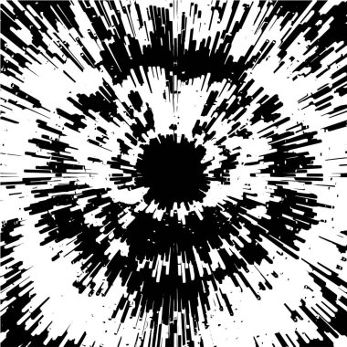 Grunge siyah beyaz desen. Monokrom soyut dokusu. Çatlakların, sürtünmelerin, çiplerin, lekelerin, mürekkep lekelerinin, çizgilerin geçmişi. Koyu tasarım arka plan yüzeyi