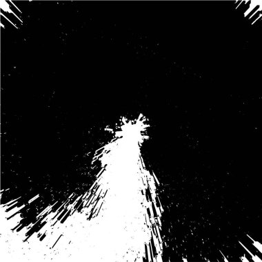 Grunge siyah beyaz desen. Monokrom soyut dokusu. Çatlakların, sürtünmelerin, çiplerin, lekelerin, mürekkep lekelerinin, çizgilerin geçmişi. Koyu tasarım arka plan yüzeyi