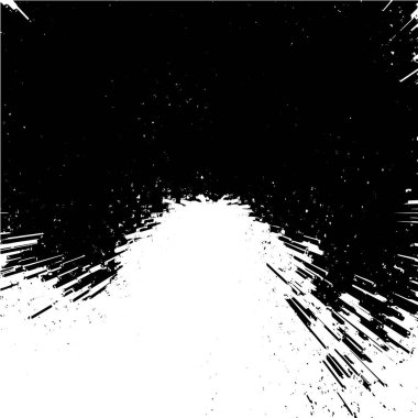 Grunge siyah beyaz desen. Monokrom soyut dokusu. Çatlakların, sürtünmelerin, çiplerin, lekelerin, mürekkep lekelerinin, çizgilerin geçmişi. Koyu tasarım arka plan yüzeyi