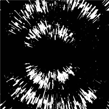 Grunge siyah beyaz desen. Monokrom soyut dokusu. Çatlakların, sürtünmelerin, çiplerin, lekelerin, mürekkep lekelerinin, çizgilerin geçmişi. Koyu tasarım arka plan yüzeyi