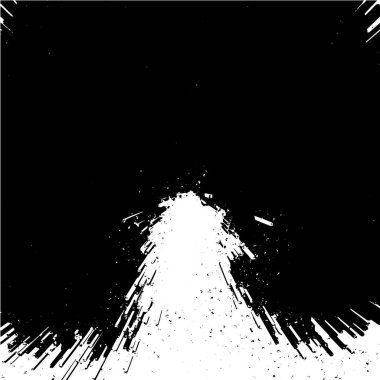 Grunge siyah beyaz desen. Monokrom soyut dokusu. Çatlakların, sürtünmelerin, çiplerin, lekelerin, mürekkep lekelerinin, çizgilerin geçmişi. Koyu tasarım arka plan yüzeyi