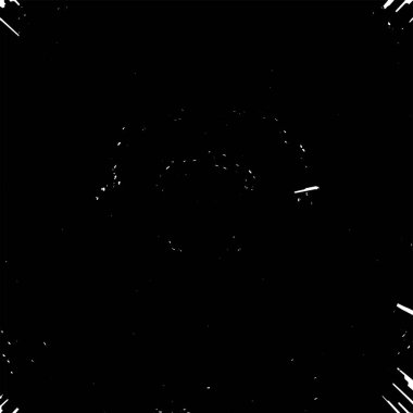 Grunge siyah beyaz desen. Monokrom soyut dokusu. Çatlakların, sürtünmelerin, çiplerin, lekelerin, mürekkep lekelerinin, çizgilerin geçmişi. Koyu tasarım arka plan yüzeyi