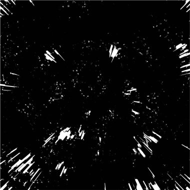 Grunge siyah beyaz desen. Monokrom soyut dokusu. Çatlakların, sürtünmelerin, çiplerin, lekelerin, mürekkep lekelerinin, çizgilerin geçmişi. Koyu tasarım arka plan yüzeyi
