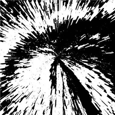 Grunge siyah beyaz desen. Monokrom soyut dokusu. Çatlakların, sürtünmelerin, çiplerin, lekelerin, mürekkep lekelerinin, çizgilerin geçmişi. Koyu tasarım arka plan yüzeyi