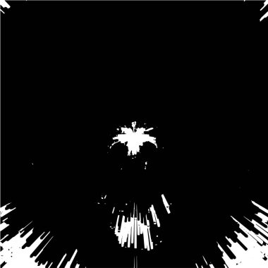 Seamless vector abstract textured pattern. Monochrome brush marks, spots, texture. Black stain of paint on white background. Grunge illustration for wallpaper, wrapping paper, textile, and textural design