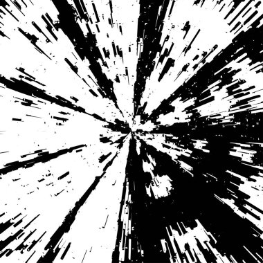 Siyah ve beyaz renklerde soyut grunge arkaplanı. vektör illüstrasyonu