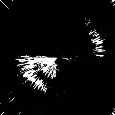 Grunge black and white pattern. Monochrome particles abstract texture. Background of cracks, scuffs, chips, stains, ink spots, lines. Dark design background surface. Gray printing element