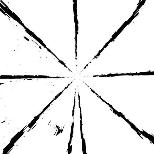 Grunge Motif Noir Blanc Texture Abstraite Monochrome Fond Fissures Éraflures — Image vectorielle