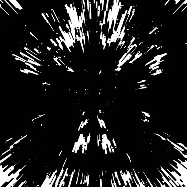 Черно Белый Рисунок Монохромная Абстрактная Фактура Фон Трещин Царапин Чипсов — стоковый вектор