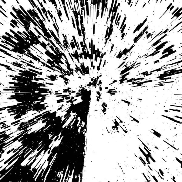 Grunge Noir Blanc Texture Superposition Détresse Poussière Superficielle Abstraite — Image vectorielle