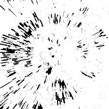 Vektör grunge dokusu. Siyah beyaz arkaplan