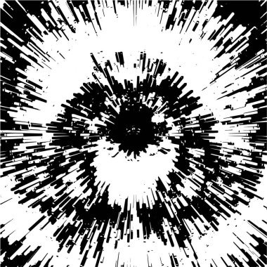 Siyah ve beyaz soyut arka plan. Noktaların, çatlakların, tozların, lekelerin tek renkli dokusu. Yazdırma ve tasarım için desen