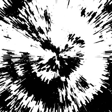 Siyah ve beyaz soyut arka plan. Noktaların, çatlakların, tozların, lekelerin tek renkli dokusu. Yazdırma ve tasarım için desen