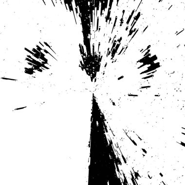 Siyah ve beyaz renklerde soyut grunge arkaplanı. vektör illüstrasyonu