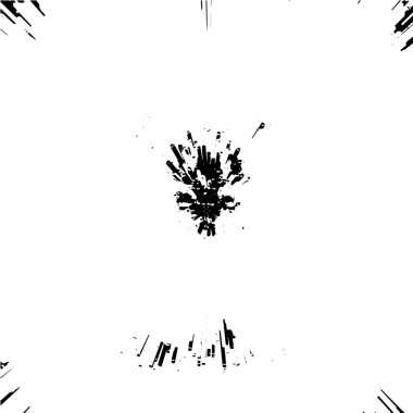 Monokrom elementlerle soyut desen. vektör illüstrasyonu