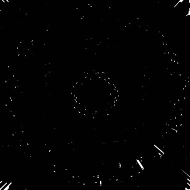 Monokrom elementlerle soyut desen. vektör illüstrasyonu