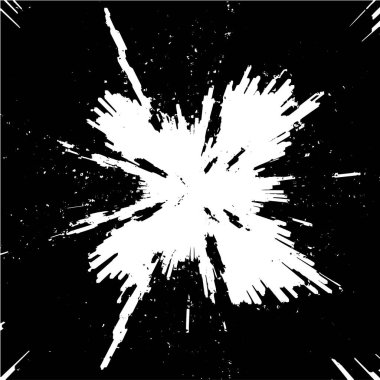 Grunge siyah beyaz desen. Monokrom soyut dokusu. Çatlakların, sürtünmelerin, çiplerin, lekelerin, mürekkep lekelerinin, çizgilerin geçmişi. Koyu tasarım arka plan yüzeyi