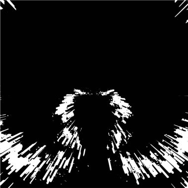 Grunge siyah beyaz desen. Monokrom soyut dokusu. Çatlakların, sürtünmelerin, çiplerin, lekelerin, mürekkep lekelerinin, çizgilerin geçmişi. Koyu tasarım arka plan yüzeyi