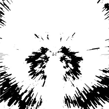 Grunge siyah beyaz desen. Monokrom soyut dokusu. Çatlakların, sürtünmelerin, çiplerin, lekelerin, mürekkep lekelerinin, çizgilerin geçmişi. Koyu tasarım arka plan yüzeyi